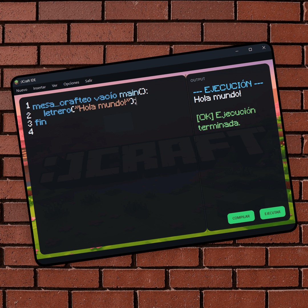 :JCraft - Minecraft-Themed Programming Language