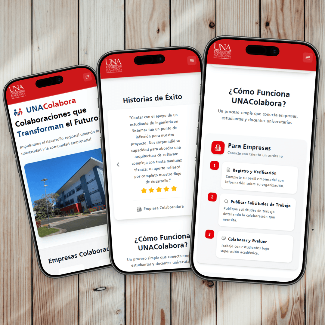 UNAColabora - Academic Collaboration Platform